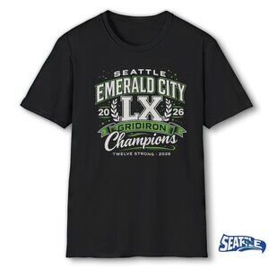 2026 Seattle Seahawks Super Bowl Champions Emerald City Gridiron Twelve Strong